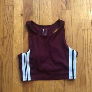 cute athletic crop top